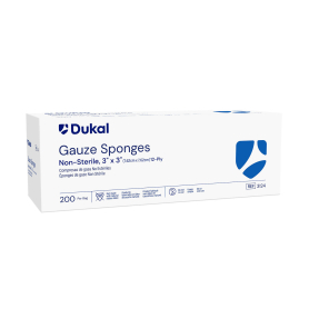 Dukal Non-Sterile Gauze Sponges 3"x3" 12-Fly 200ct. #3124