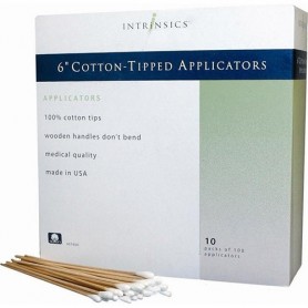 Intrinsics 6" Cotton-Tipped Applicators10 Packs Of100 407480