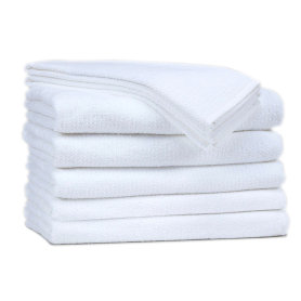 Saify White Spa Bath Towels 30"x60" 6-Pack TRS3060 12016