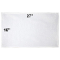 Diane Stain Resistant Towels 12-Pack White 16"x27" 25148