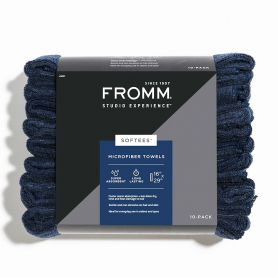 FROMM Softees Microfiber Towels 10PK Navy 45027