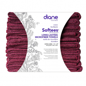 FROMM Diane Softees Microfiber Towels 10PK Cranberry XL45034