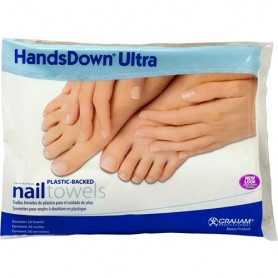 Handsdown Ultra - Backed Nail Towels 12"x16" 50ct - 46534