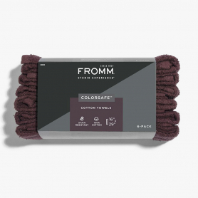 FROMM Colorsafe Cotton Towels 6PK Dark Purple 65038/12528