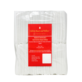 Disposable Non-Woven Pearl Towels White 50Pcs CSP-19