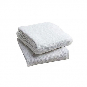 LinenSense White Thermal Blanket 80" x 80" - TB-01-W