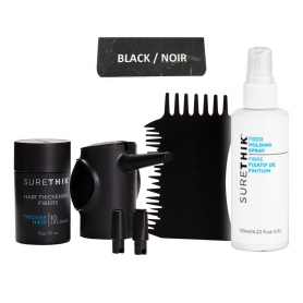 Surethik Hair Thickening Fibers 4Pcs Kit Black 00119