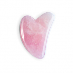 Zoe Ayla Rose Quartz Gua Sha Therapy Tool N-GS-RQ-1/00377