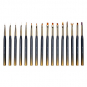 Americanails Pro-Series Nail Art Brush Collection 16ct 01092