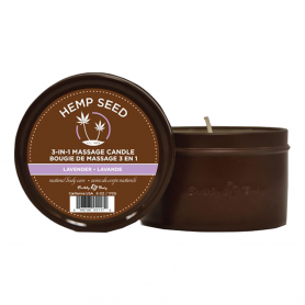 Earthly Body H/S  3-In-1 Massage Candle 6 oz Lavender HSC017