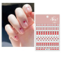 3D Valentine Day Love Heart Nail Stickers 08350