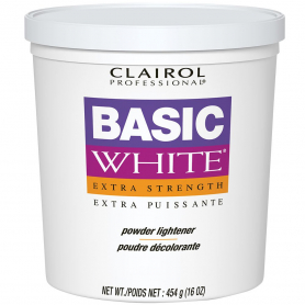 Clairol Basic White Ex-Strength Powder Lightener 16 oz 10271