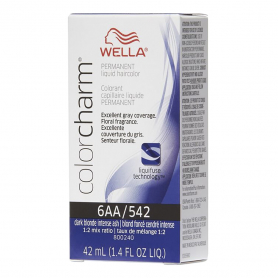 Wella Color Charm 6AA/542 Dark Blonde Intense Ash 1.4oz10574