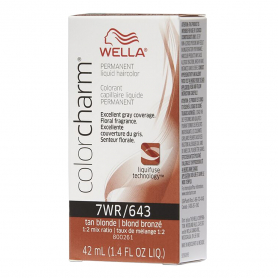 Wella C.C. Hair Color 7WR/643 Tan Blonde 1.4 oz 10617