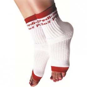 Original Pedi-Sox White/Red Trim PS-107