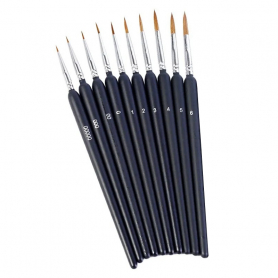 10 Style Nail Art Line Brush Set 15010