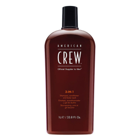 American Crew 3-IN-1 Sham., Con., Body Wash 33.8 oz. 05851