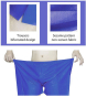 Silk B Disposable Men Short Blue Pack10 DMS10 26098