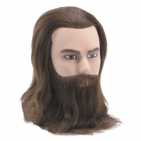 BaBylissPRODeluxe Male Mannequin Brown Hair BES2MALEUCC34428