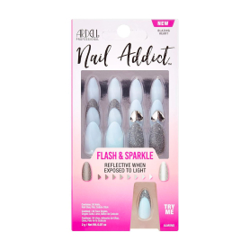 Ardell Nail Addict Flash & Sparkle Almond Tips 36618