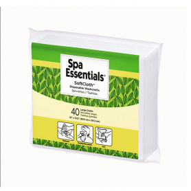 Spa Essentials SoftCloth Multi-Uses Washcloths 40pack #48929