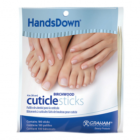 Graham Handsdown 4" Birchwood Cuticle Sticks 100/bag 54256