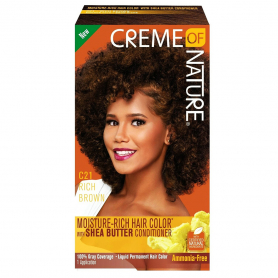 Creme Of Nature Hair Color/Conditioner C21 Rich Brown 64021