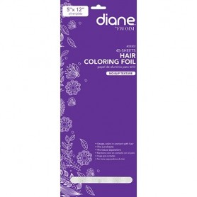 Diane By Fromm Hair Coloring Foil 45-pk 5"x12" Silver #D8302