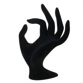 Berkeley Decorative Plastic Hand Black DH121BK