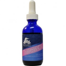 White Egret Mullein Oil With Dropper 2 fl. oz./ 59ml EAO01