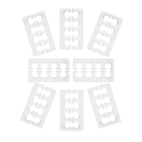 Ikonna Finger & Toe Separators - White 120pairs #TS-W1