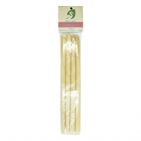 White Egret Peppermint Therap.Candles 1/2",4PK PEP4PK 02134