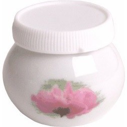 Porcelain Liquid Jar with air - Flower Design -  LC201AD