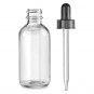 Glass Dropper Bottles 2 oz - Clear 4310C