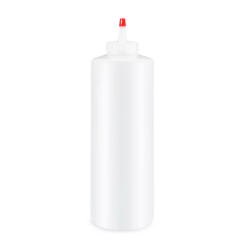 Plastic Squeezable Cylinder Bottle 12 oz 18125