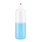 Plastic Squeezable Cylinder Bottle 12 oz 18125