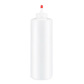 Plastic Squeezable Cylinder Bottle 16 oz 18126