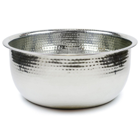 Noel Asmar Pedicure Bowl Hammered Stainless Steel #PB2014N