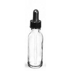 Glass Dropper Bottles 1 oz - Clear 4309C/00587