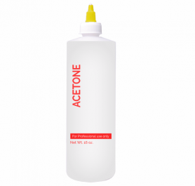 Cre8tion Labeled Plastic Bottle 16 oz Acetone 26086