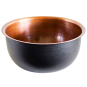 Noel Asmar Pedicure Bowl Hammered Copper W/Black PB10012G