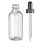 Glass Dropper Bottles 4 oz - Clear 4311C