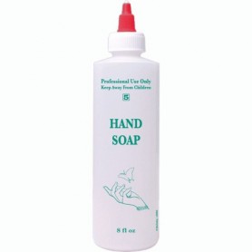 8oz Labeled Bottle With Cap - Hand Soap -  LB505