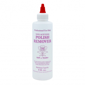 8oz Labeled Bottle With Cap - Polish Remover -  LB509