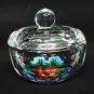 Berkeley Round Engraved Cut Crystal Jar 2oz PJ137