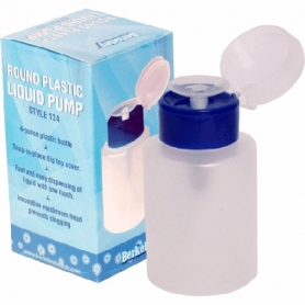 Berkeley Round Plastic Liquid Pump 4oz Clear LP124CL