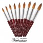 Valentino Kolinsky Acrylic Brush Red Cherry Wood #08 NB32208