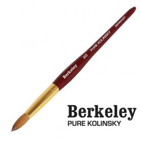 Berkeley Pure Kolinsky Brush 6S-RedWood/Gold #20, NB341A-20