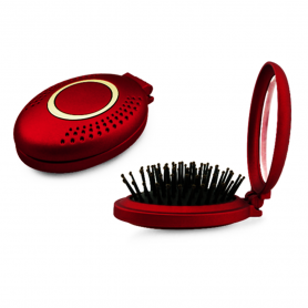 BaByLissPRO Pop Up Brush W/Mirror Red BESMIRDSPMQC 2544R