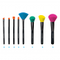 Silkline 8Pcs Makeup Brush Set With Pouch MKBRUSHSPC/02776